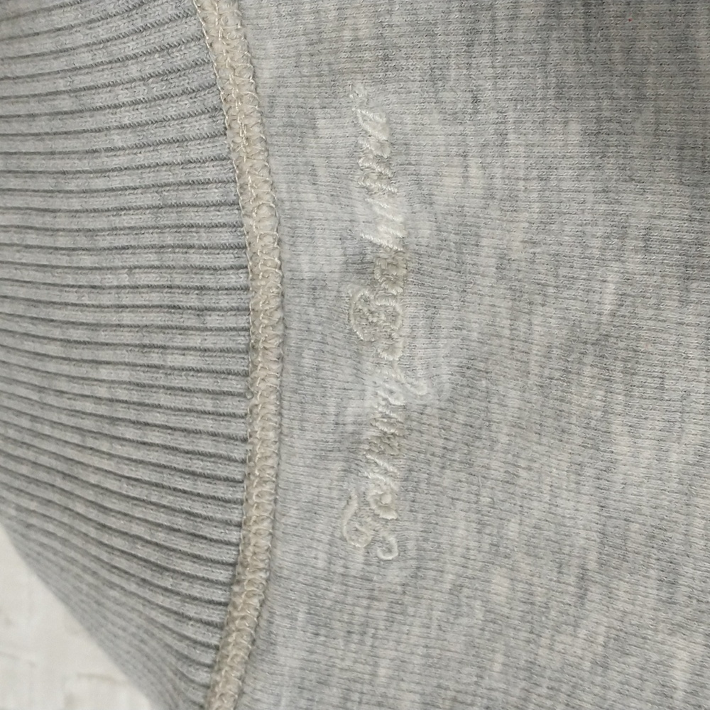 Tommy Bahama Reversible Quarter-Zip Sweatshirt, Cream And Grey, Mens Size Large - Picture 13 of 13